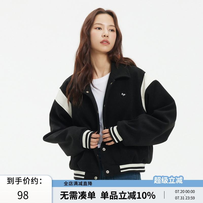 RPBBRAND翻领毛呢夹克