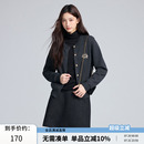 BRAND羊毛材质软糯有型韩系复古学院风针织开衫 RPB 女毛衣外套