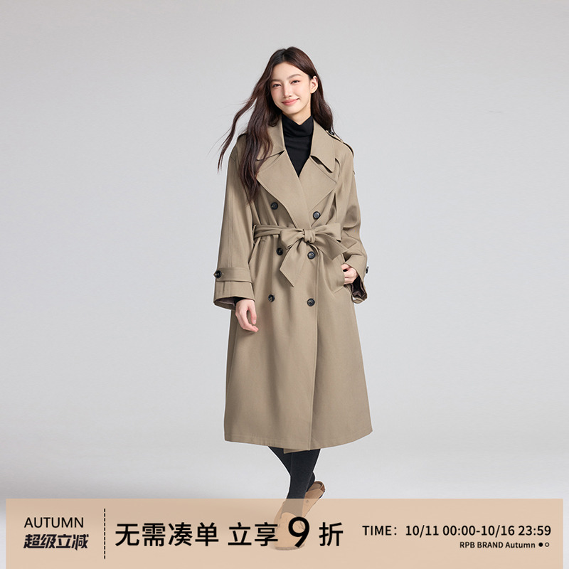 廓形风衣外套RPBBRAND经典大翻领