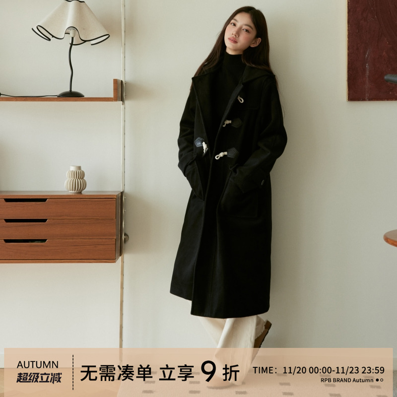 长款RPBBrand甜美毛呢大衣