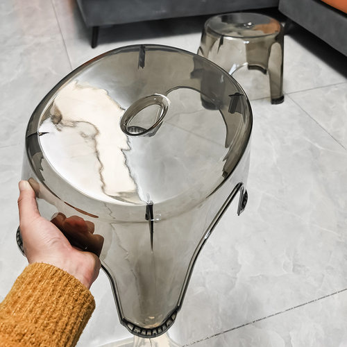 亚克力透明小凳子家用换鞋凳创意儿童矮凳客厅茶几旁边的塑料