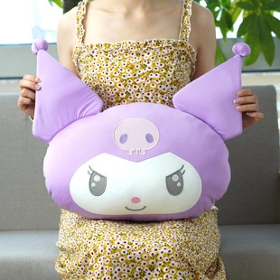 三丽鸥凉感玩偶抱枕靠垫冰凉丝库洛米公仔冷感午睡靠枕女生日礼物
