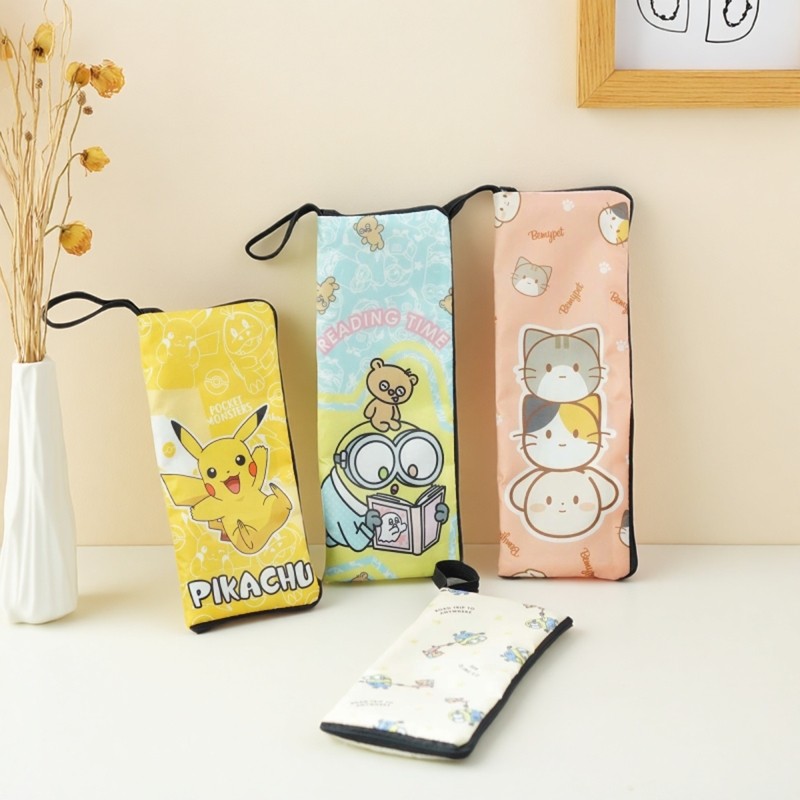 宝可梦雨伞套皮卡丘吸水伞包通勤收纳袋便携环保伞袋伊布卡比兽,居家日用,雨罩,淘宝优惠券,粉丝福利购,淘宝优惠卷