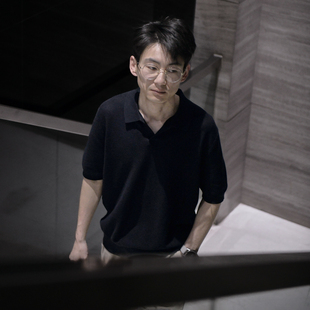 青年宽松纯棉体恤 极麻复古基础商务休闲短袖 T恤男士 夏季 百搭大码