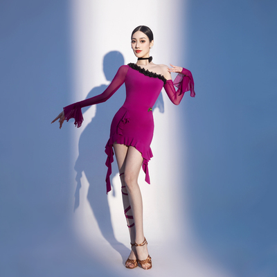 CONNY成人拉丁舞服分体套装