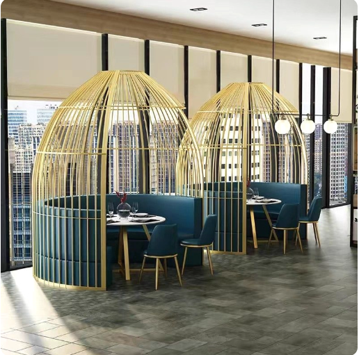 铁艺鸟笼装饰特大号金属摆设