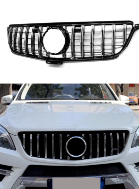 适合奔驰ML中网ml350改装12年ml320满天星ml400前网15款W166格栅