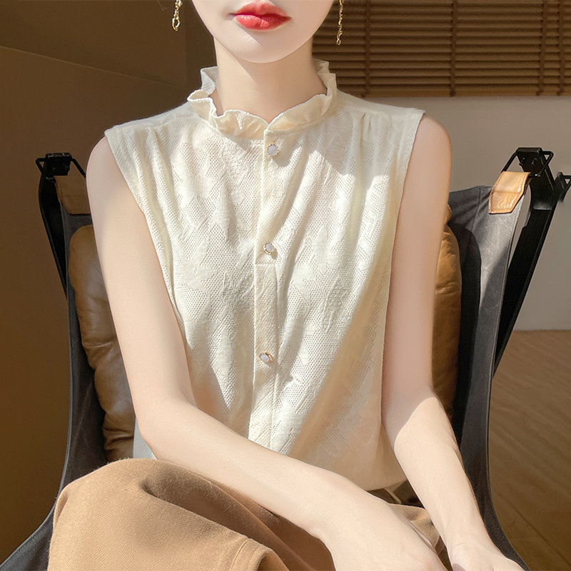 缎面真丝吊带针织衫女高级感搭配提花裙子连衣裙裤子显瘦百搭背心