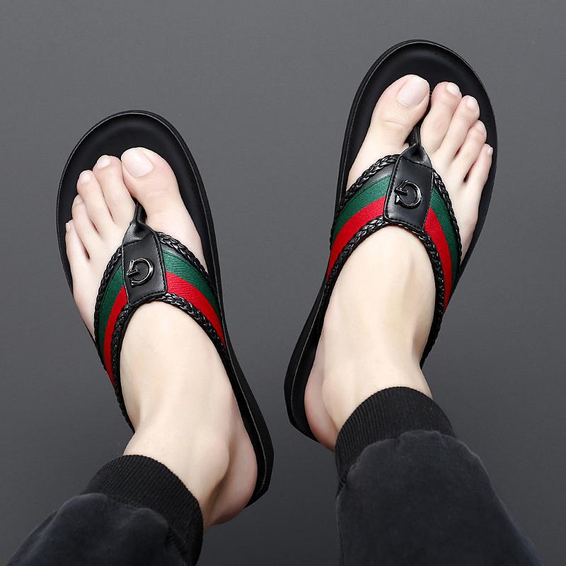 夏季男士防滑耐磨夹趾人字拖