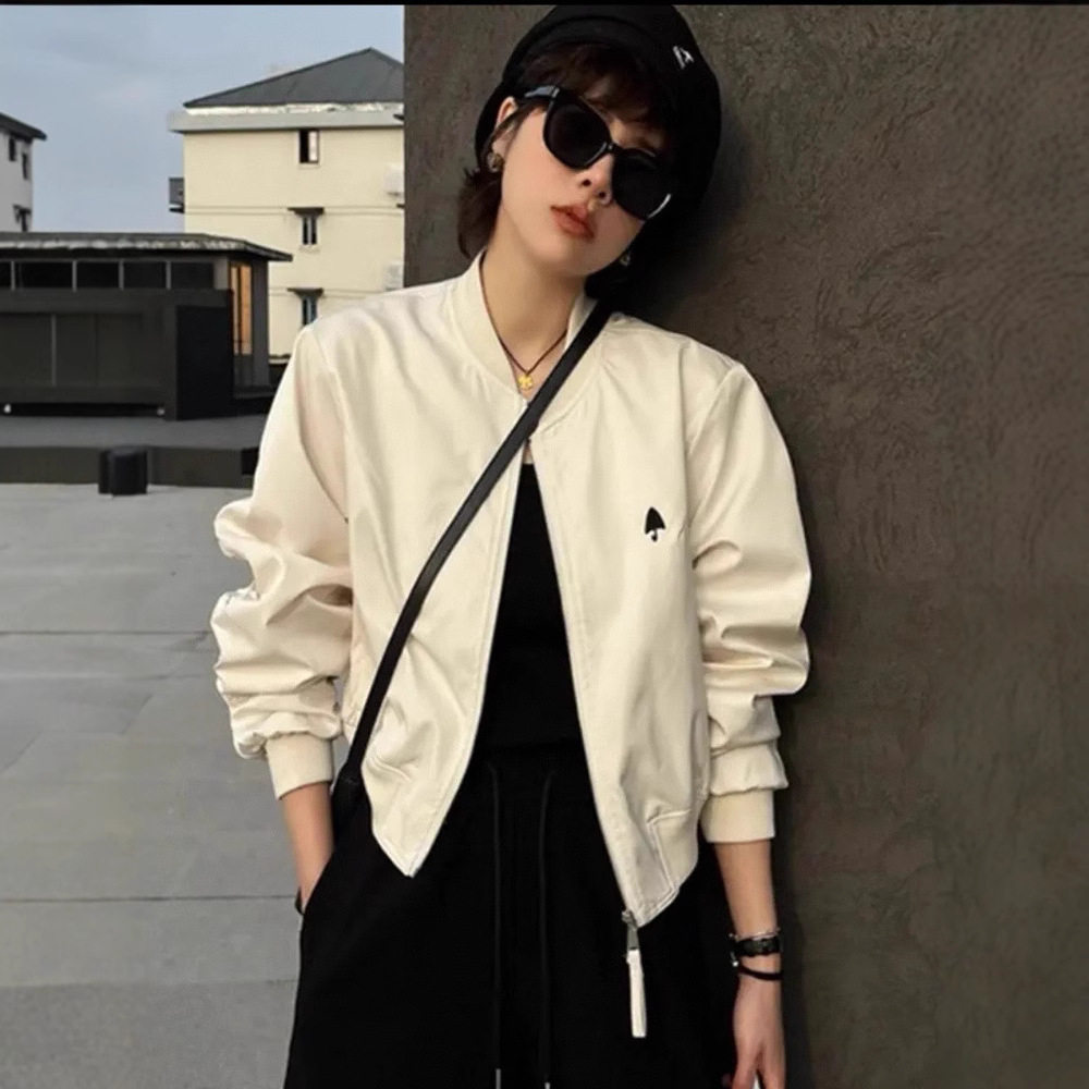 春季韩版刺绣棒球服女宽松百搭