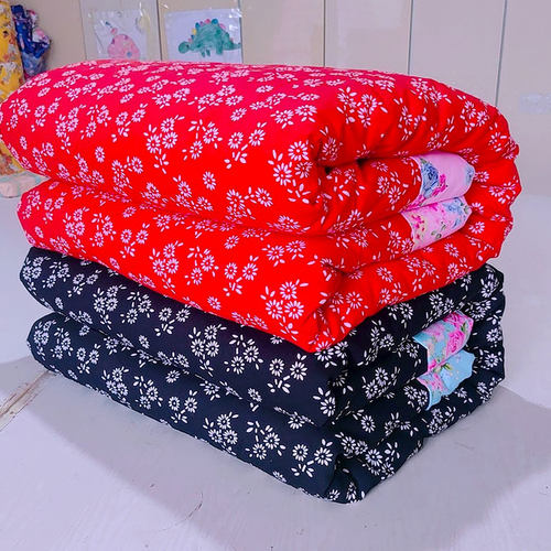 被子老式花布传统怀旧乡村古代