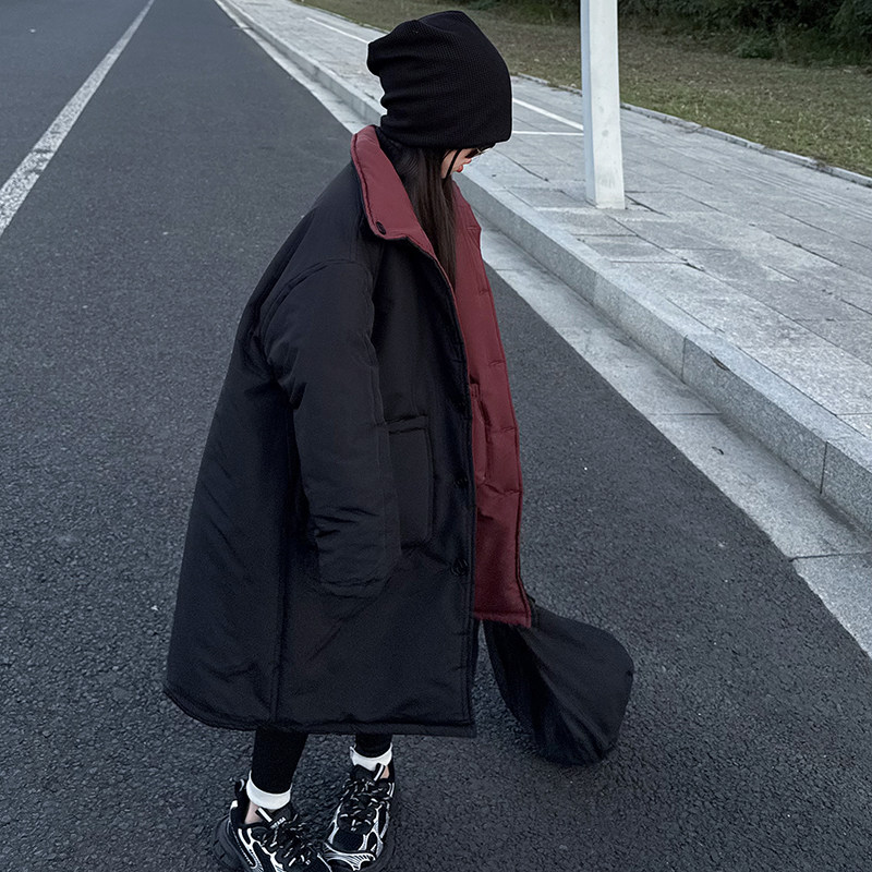 女大童双面穿棉服秋冬装2024新款洋气中长款棉衣女孩加厚棉袄外套,童装/婴儿装/亲子装,棉袄/棉服,淘宝优惠券,粉丝福利购,淘宝优惠卷