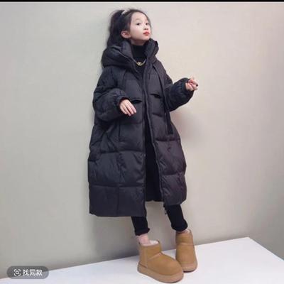 女童长款宽松2025新款羽绒服