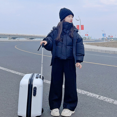 洋气儿童羽绒面包服加厚外套