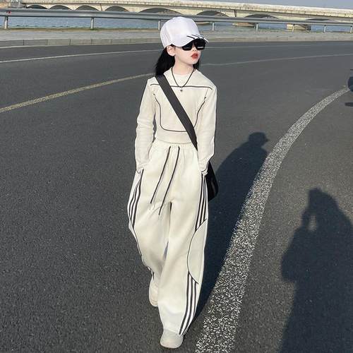 女童春装套装2025新款洋气