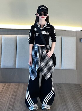 女童春秋款套装街头时尚