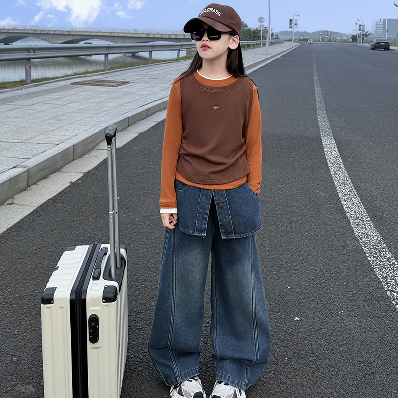 女童套装秋冬款2025中大童