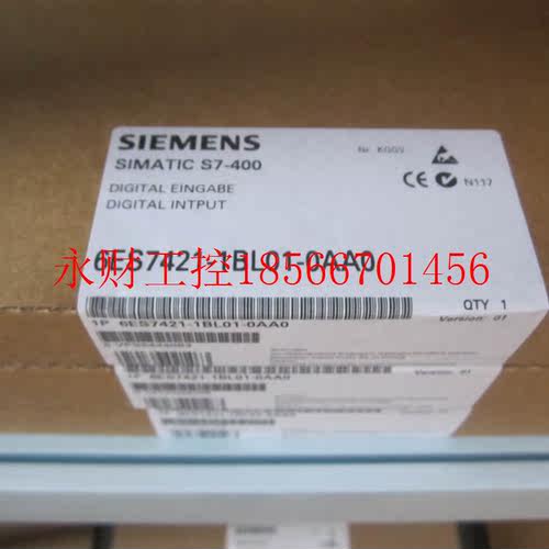 议价6ES7421-1BL01-0AA0 S7-400 数字量输入模块 6ES7 421-1BL0￥