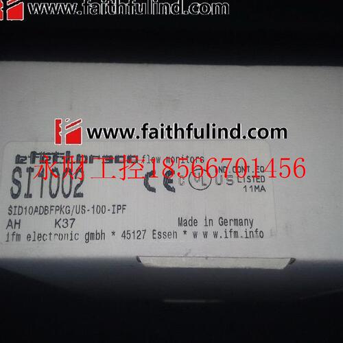 议价IFM SI1002 易福门流量监控器 SID10ADBFPKG/US-100-IPF￥
