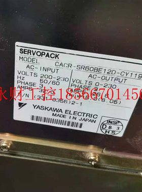 议价安川伺服驱动器维修 CACR-SR60BE12D-CY119￥