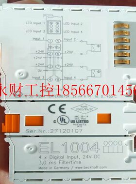 议价BECKHOFF EL1004 EL1008 EL6001 EK1100 数字量输入模块￥
