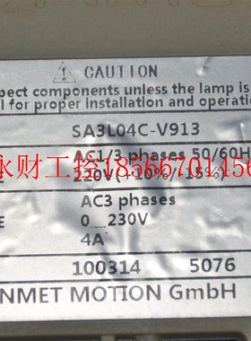 议价BON MET驱动器 SA3L04C-V917 SA3L04C-V913 SA3L04C 成色新￥