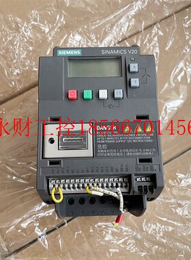 议价西门子V20系列变频器6SL3210-5BB12-5UV0 0.25KW 220V成色￥