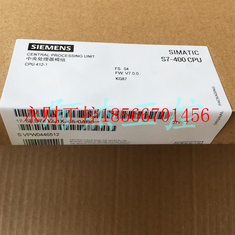 议价西门子6ES7412-1XJ05-0AB0包邮￥