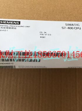 议价西门子6ES7412-1XJ05-0AB0包邮￥