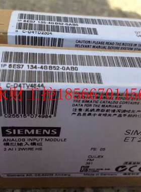 议价6ES7 134-4GB52-0AB0全新原装6ES7 134-4GB52-0AB0保内现货￥