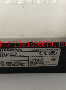 议价西门子3SE2210-1D限位开关行程开关SIEMENS￥