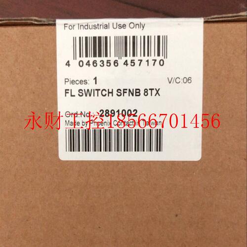 议价全新菲尼克斯 FL SWITCH SFNB 8TX 8口交换机2891002￥