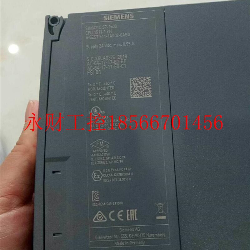 议价西门拆机9成新S子71-EZG1500列CPU151系1-PN,6ES7 511-1AK￥