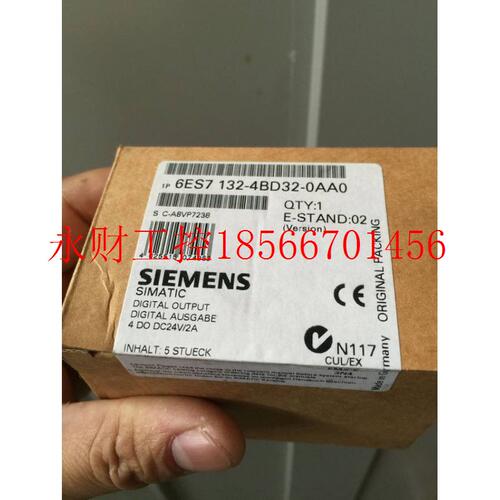 议价1P6ES7132-4BD32-0AA0ET200S数字模块6ES71326ES71324BD320￥