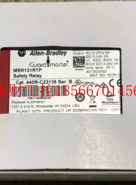 议价AB 安全继电器全新 MSR131RTP￥