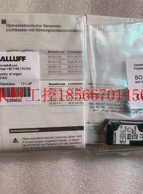 议价原装 正品 进口巴鲁夫传感器 BOS011Z BOS 5K-PO-RH12-S75 ￥