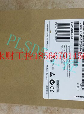 议价西门子以太网模块6GK7 343-1EX30-0XE0包邮￥