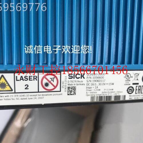议价全新SIC扫K6西克CLV690-00100码器CLV690-005600原装正品￥