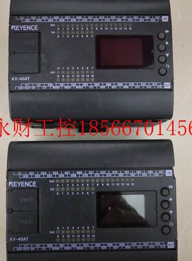 议价KV-40AT基恩士24入16出晶体管型可视PLC8成新质保半年￥