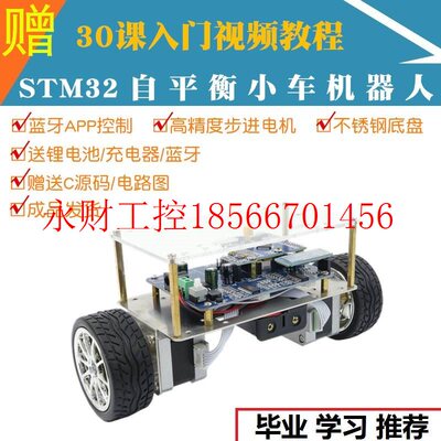 议价STM32平衡车双轮两轮自平衡小车PID智能小车开发机器人学习￥