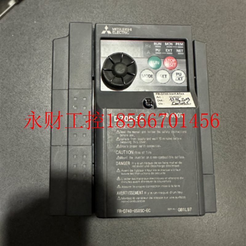 议价三菱变频器维修  FR-D740-050SC-EC  不显示 主板故障修理￥