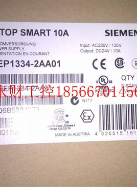 议价全新原装6EP1336-1LB00西门子SITOP PSU100L 24 V/20 A调节￥