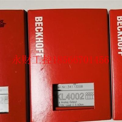 议价倍福BK9000模块EL1018EL9110BK8100BK1120￥