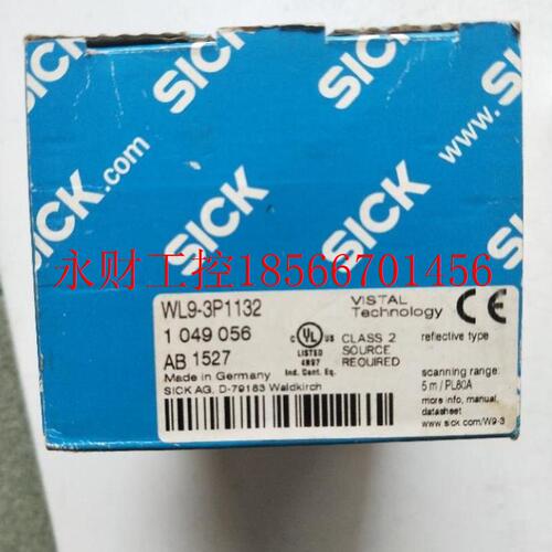 议价全新 SICK 1049056 WL9-3P1132  实物拍摄￥