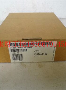 议价6ES7193-4CB10-0AA0西门子ET-200S DP电子模块6ES71934CB10￥
