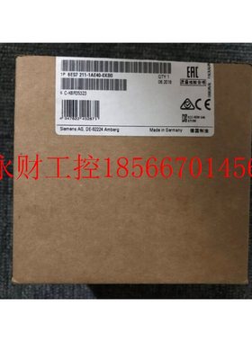 议价原装6ES7211-1AE40-0XB0西门子S71200CPU6ES72111AE400XB0￥