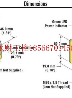 议价光电传感器 Q40SN6FF600Q  BANNER 邦纳￥