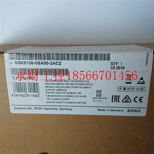 XC108交换机6GK51080BA￥ 2AC2西门子SCALANCE 议价6GK5108 0BA00