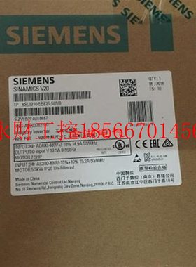 议价6SL3210-5BE27-5CV0全新内置C3滤波器6SL32105BE275CV0￥