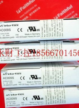 议价IFM AC009S 易福门安全AS-i从站模块 SmartLine Safety Mod￥